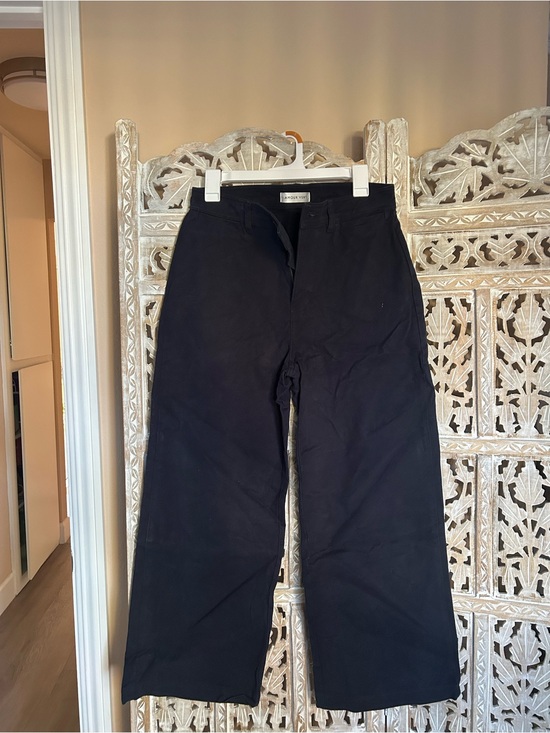 Amour Vert Pants - Amour Vert Navy Blue Bootcut Pants
